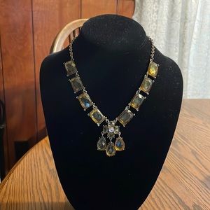 Costume jewelry necklace. Amber color. Stunning piece!